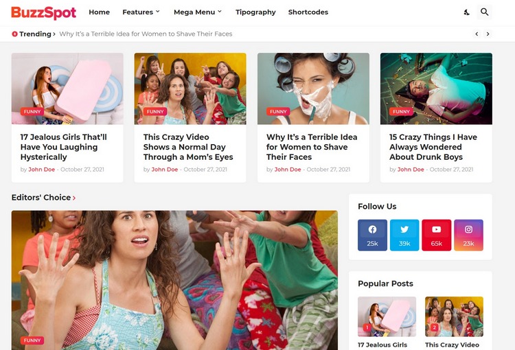 BuzzSpot-Blogger-Template