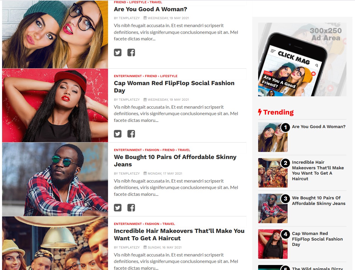 ClickMag Blogger Template 2