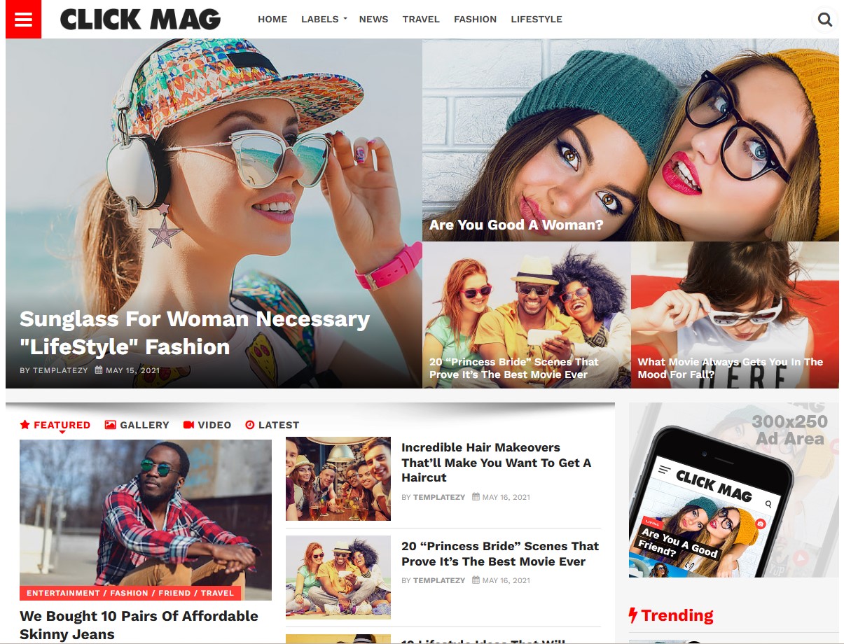 ClickMag Blogger Template