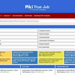 Piki True Job Blogger Template - Tuyển Dụng Chuẩn SEO Dành Cho Website Việc Làm Và Tuyển Dụng