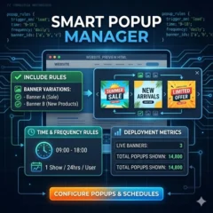 Chức năng Popup Hình Ảnh Thông Minh Theo Khung Giờ Và Tần Suất Hiển Thị