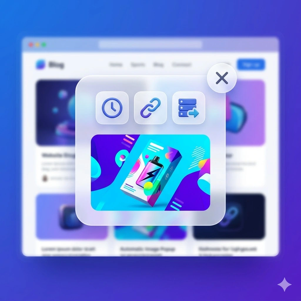 popup thông báo delay hiển thị