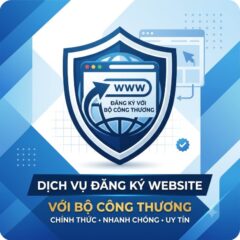 Dịch vụ đăng ký website với bộ công thương